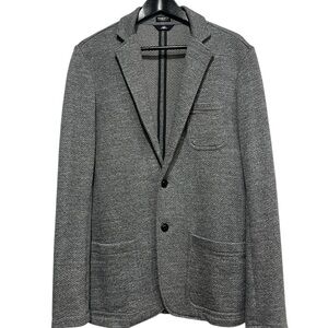 Faherty Reserve Inlet Mens Gray Cotton Blend Knit Casual Blazer Jacket